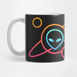 Psychedelic Rave Space Alien Mug